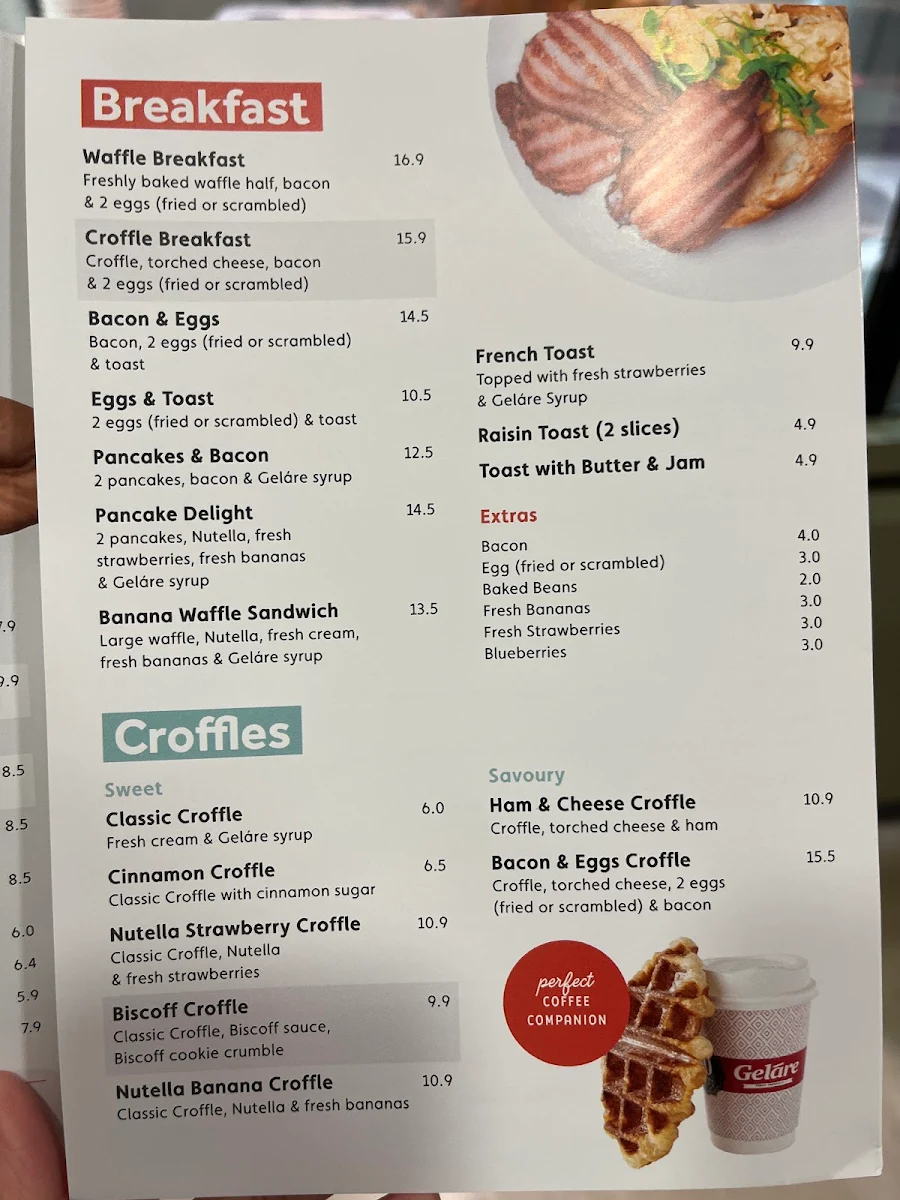 Menu, Geláre Carousel