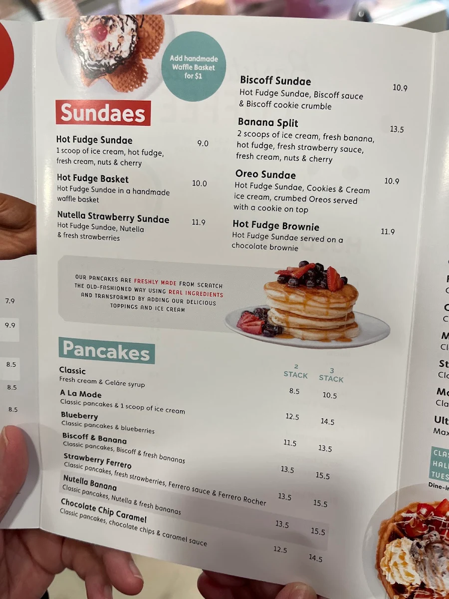 Menu, Geláre Carousel