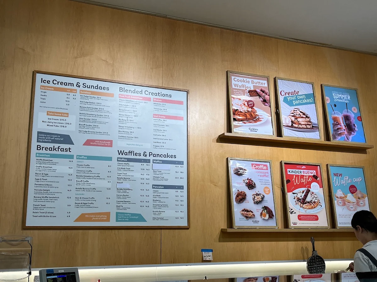 Menu, Geláre Carousel