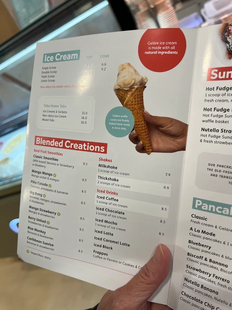 Menu, Geláre Carousel