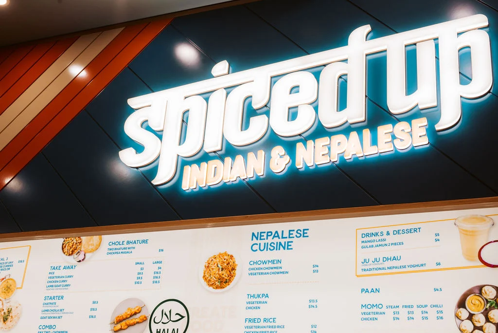 Menu, Spiced Up Indian & Nepalese