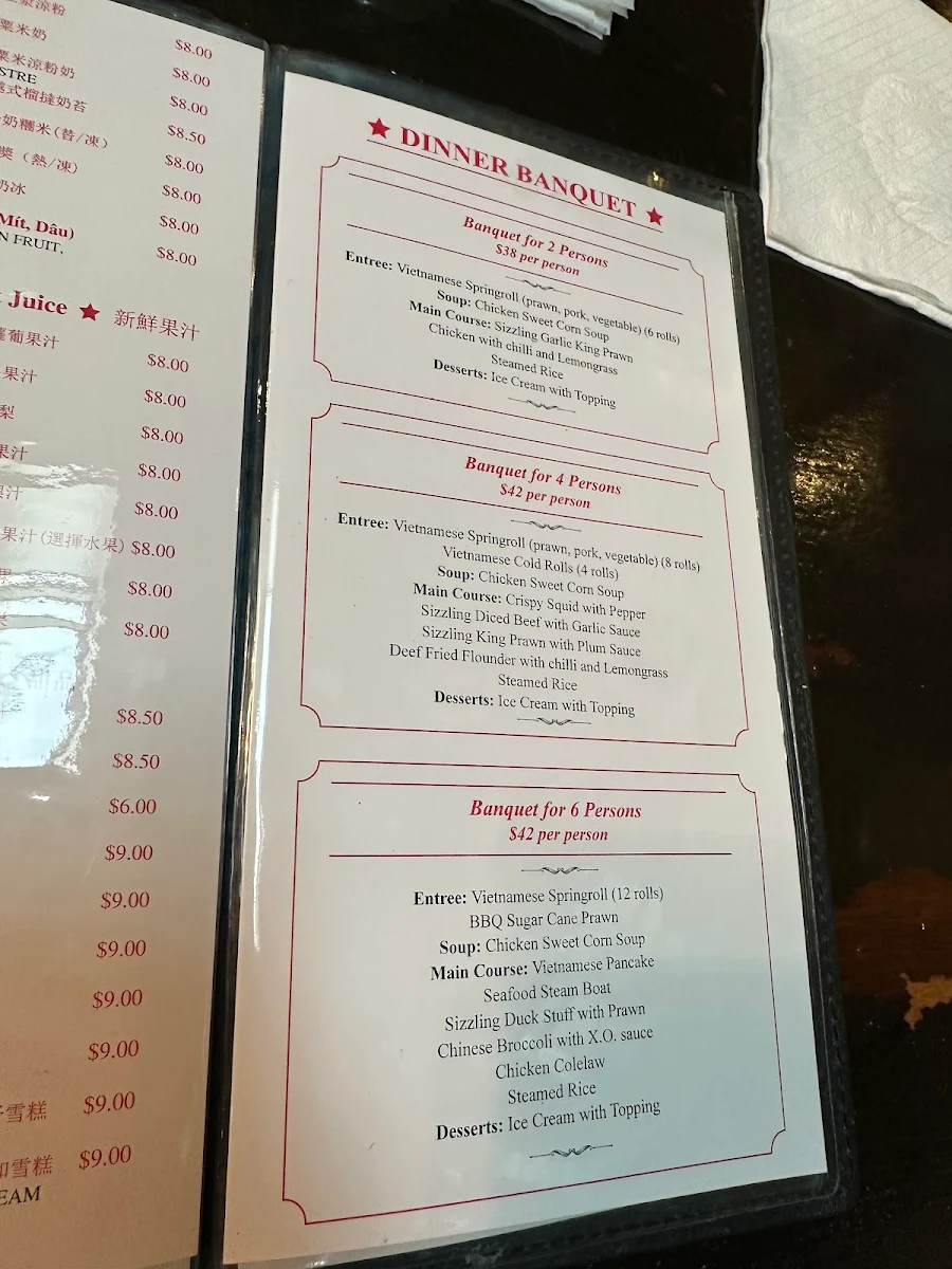 Menu, Co Do