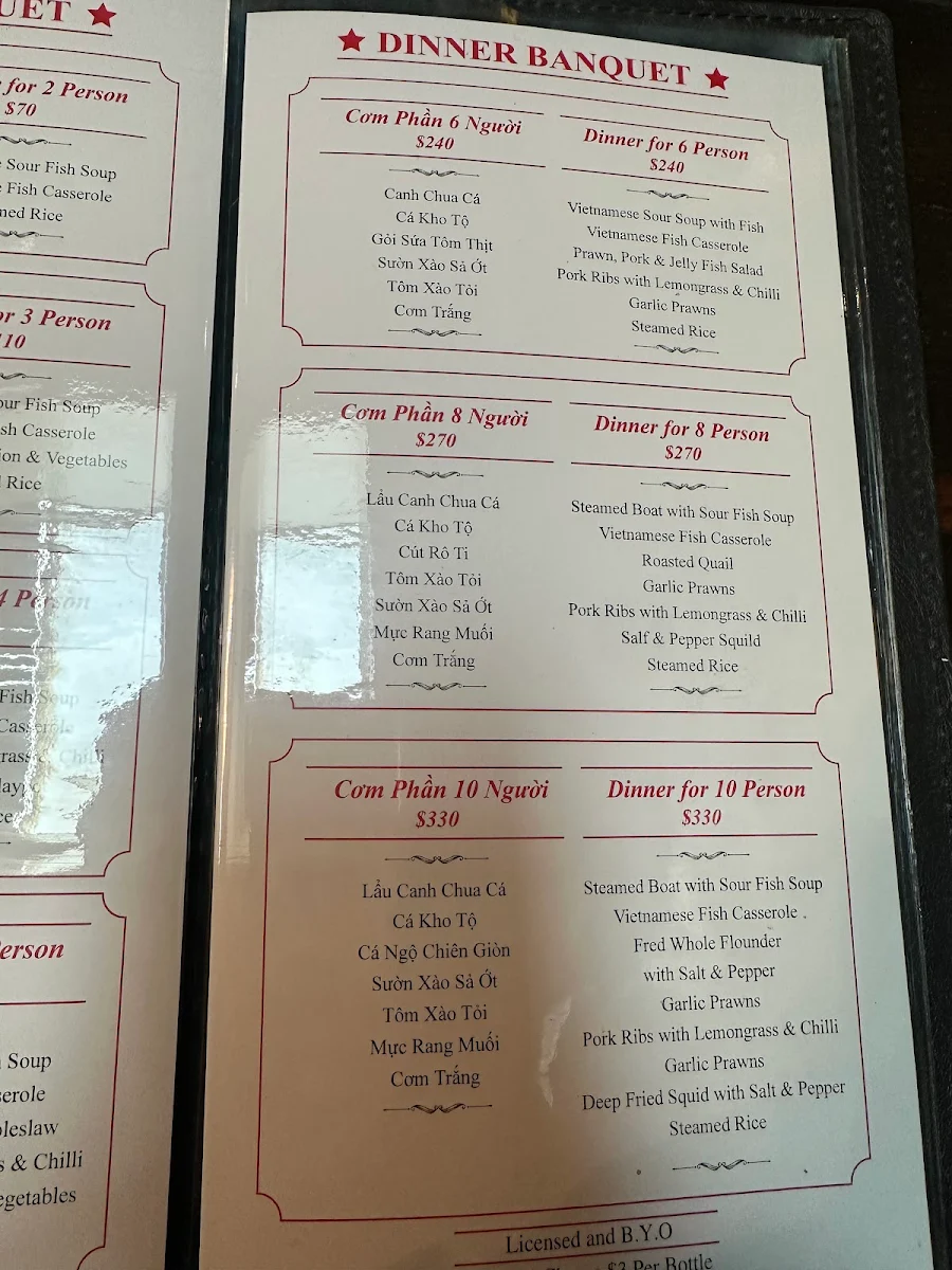 Menu, Co Do