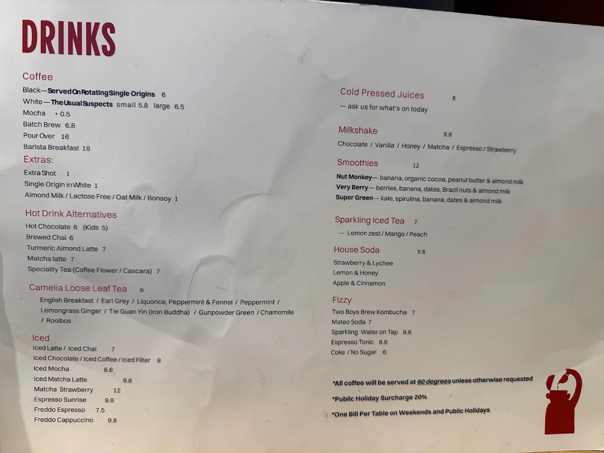 Menu, In Good Company