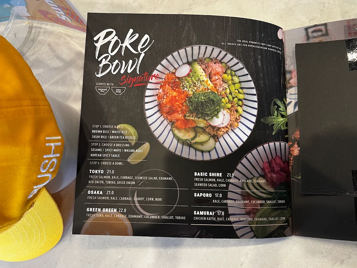 Menu, Kanji Fresh Sushi Kogarah