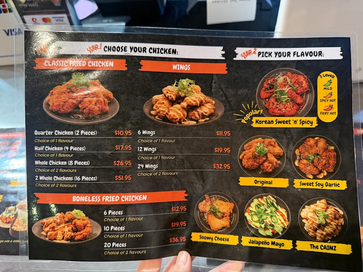 Menu, Gimme Dat Chicken