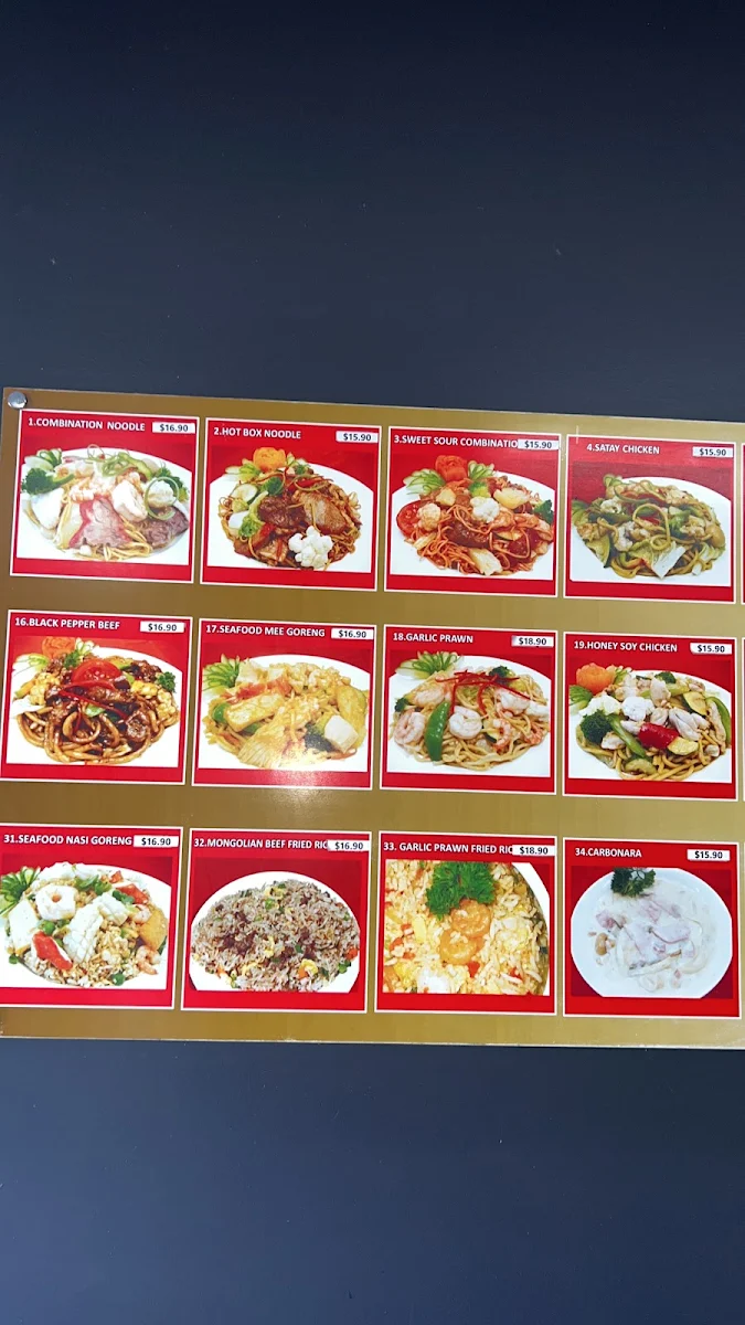 Menu, Coco Noodles