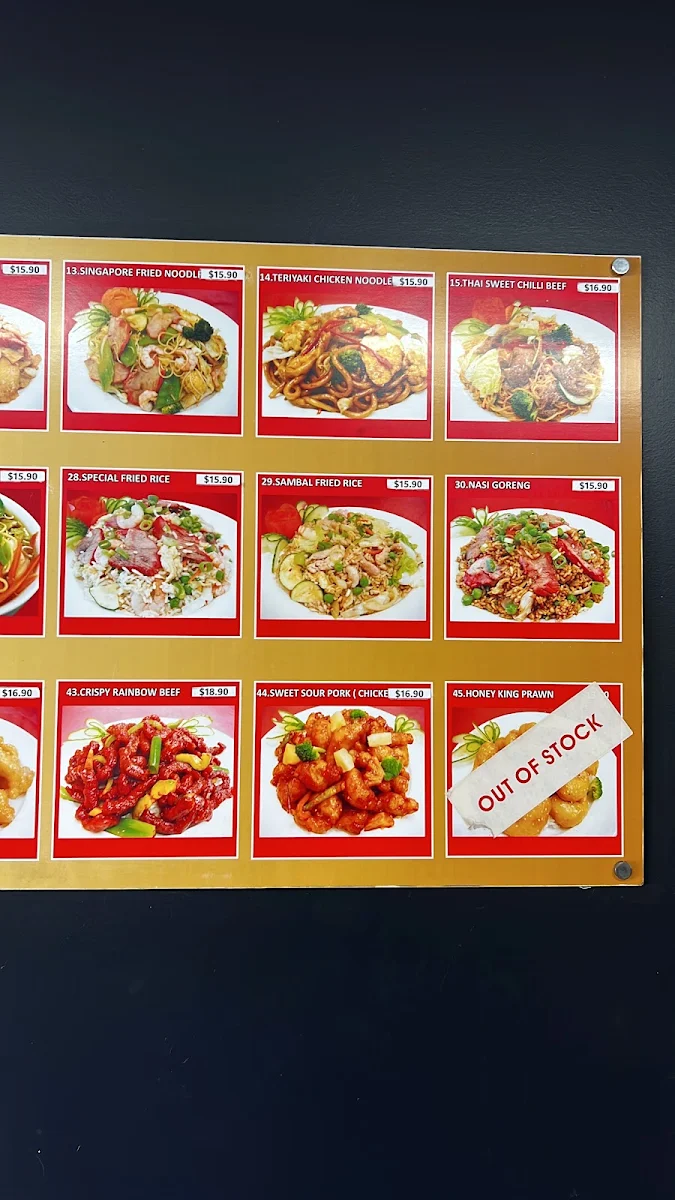 Menu, Coco Noodles