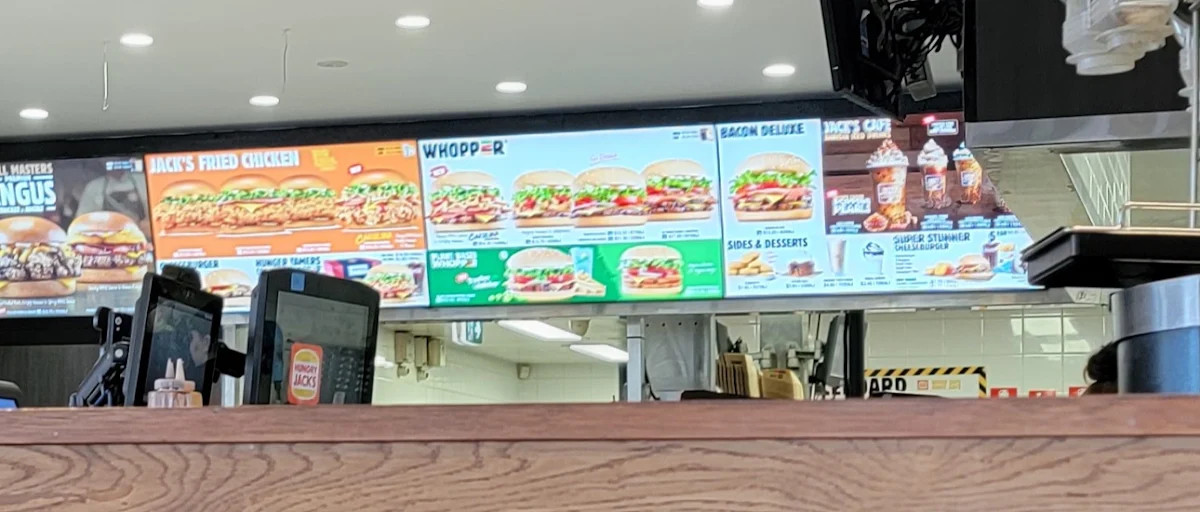 Menu, Hungry Jack's Burgers Ballarat