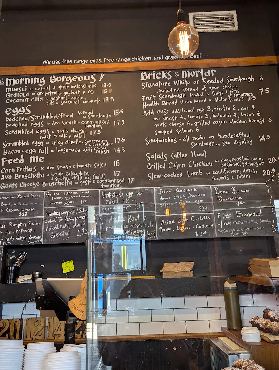 Menu, 22 Grams