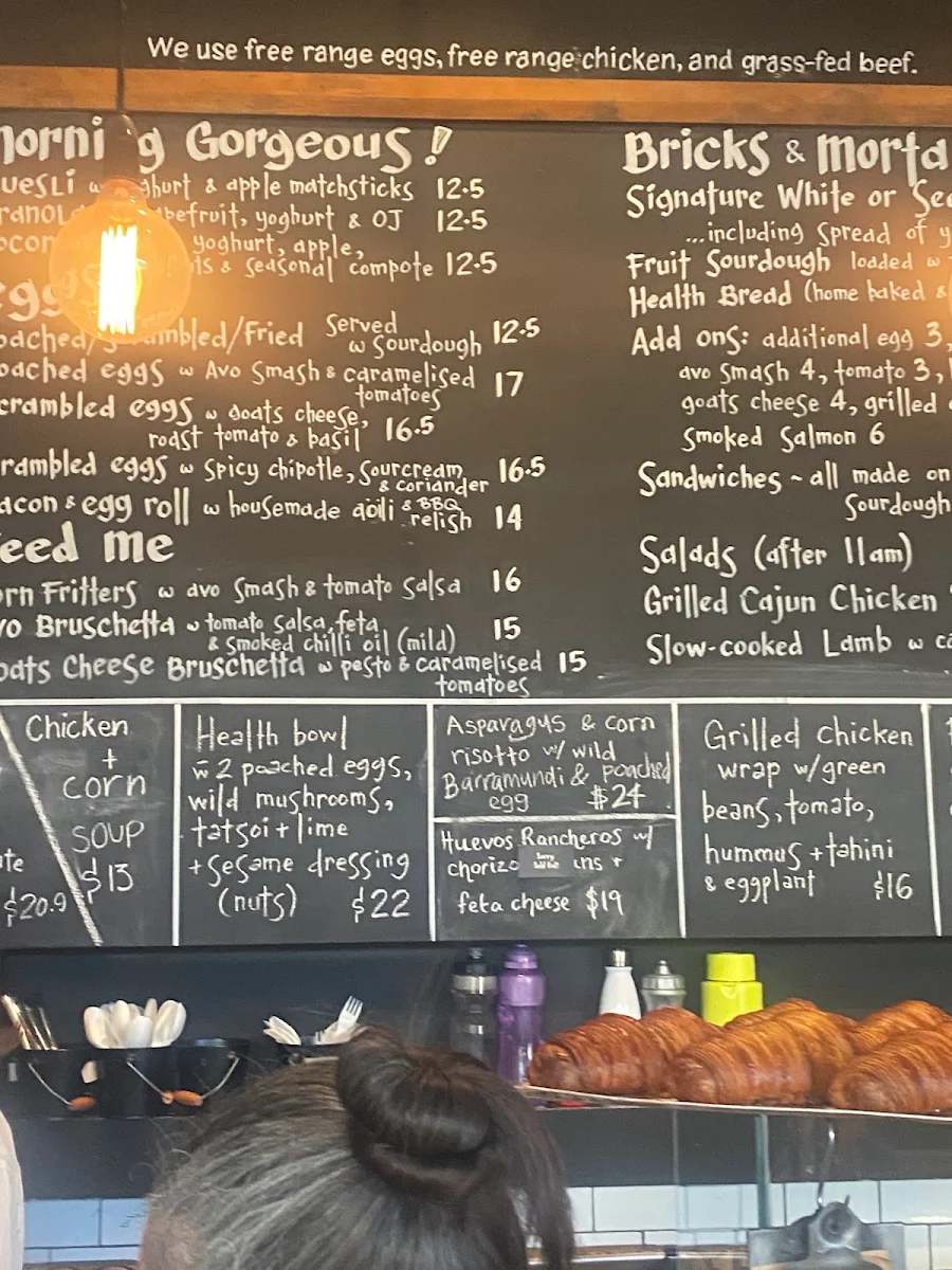 Menu, 22 Grams