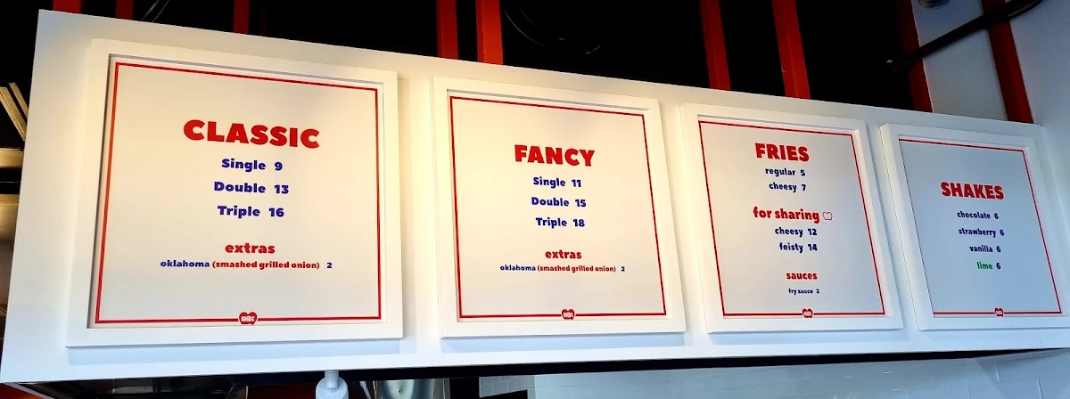 Menu, Broken Hearts Burger Club - Mango Hill