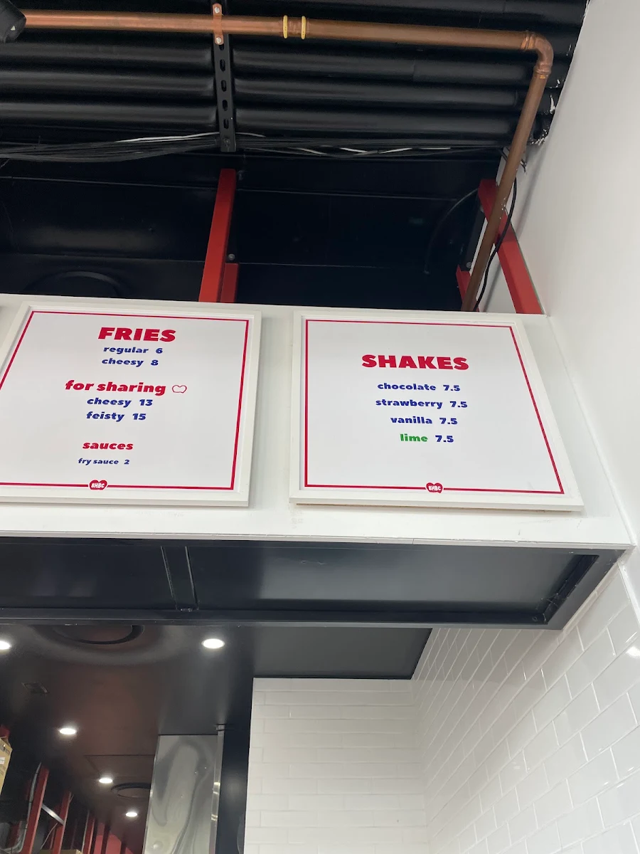 Menu, Broken Hearts Burger Club - Mango Hill