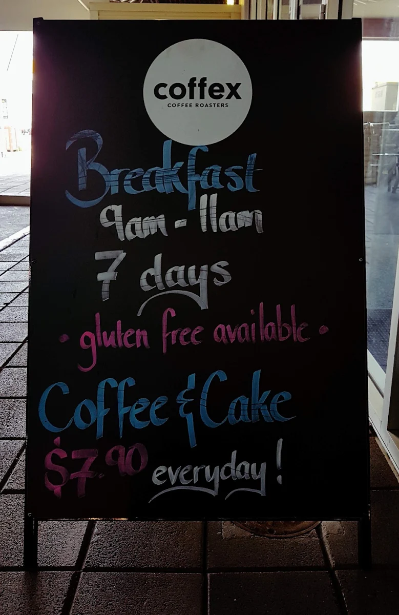 Menu, Caffe Acqua