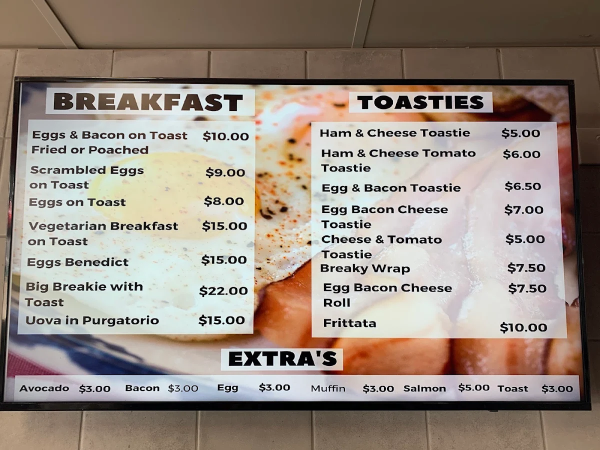 Menu, Puccis Rosticceria & Caffe