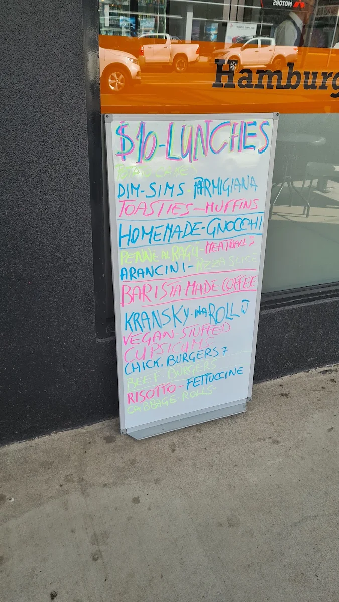 Menu, Puccis Rosticceria & Caffe