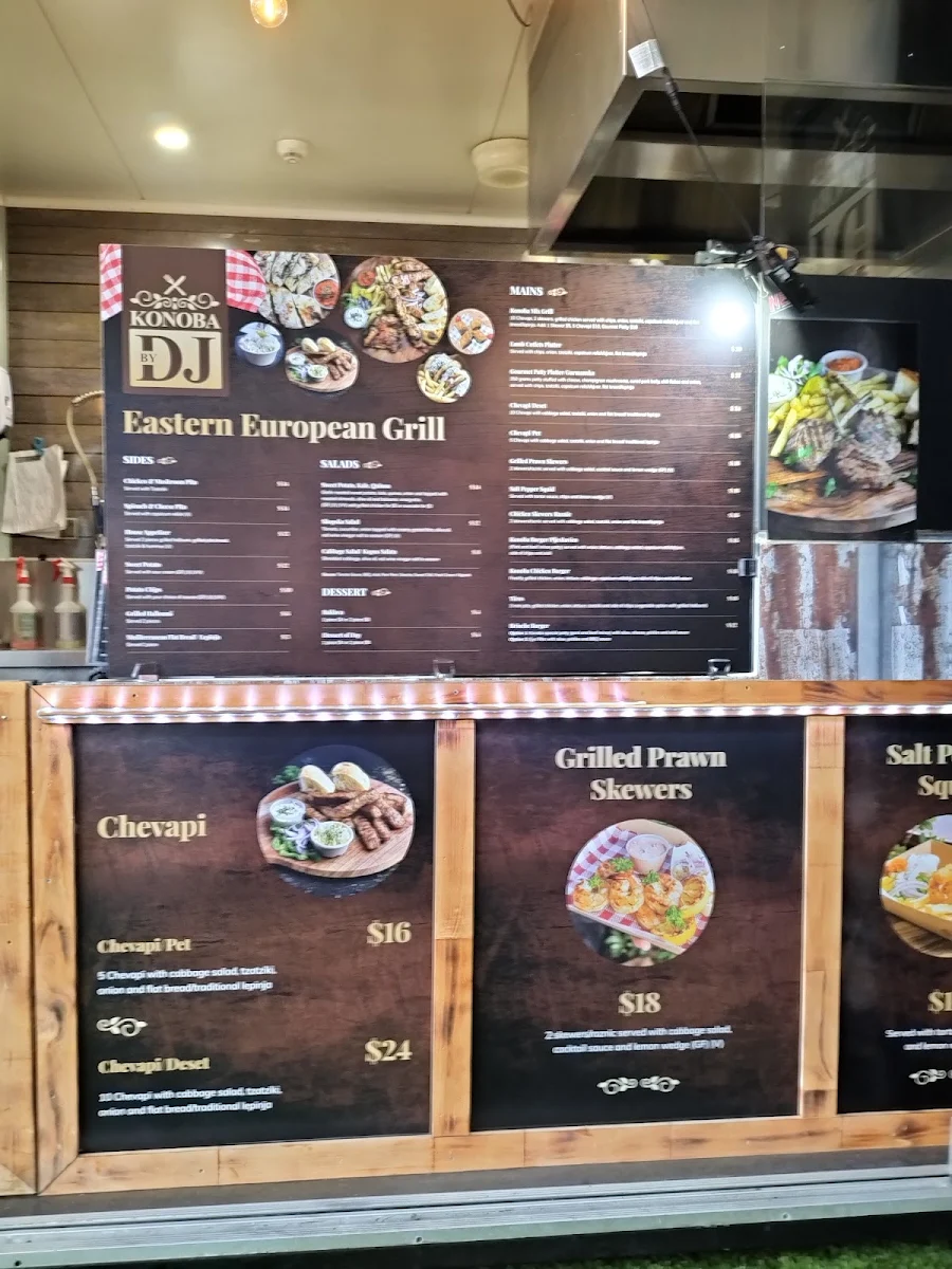 Menu, Konoba by DJ
