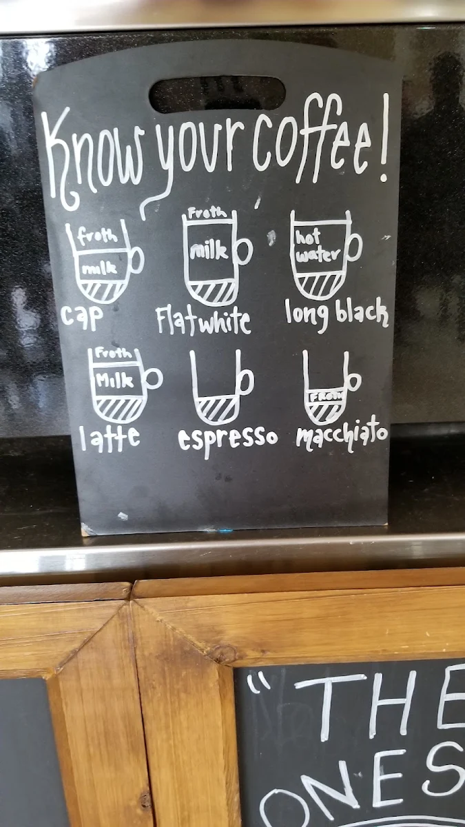 Menu, Mudgee Bah Espresso Cafe