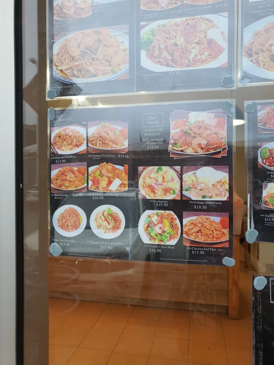 Menu, Good Asian Buderim Marketplace