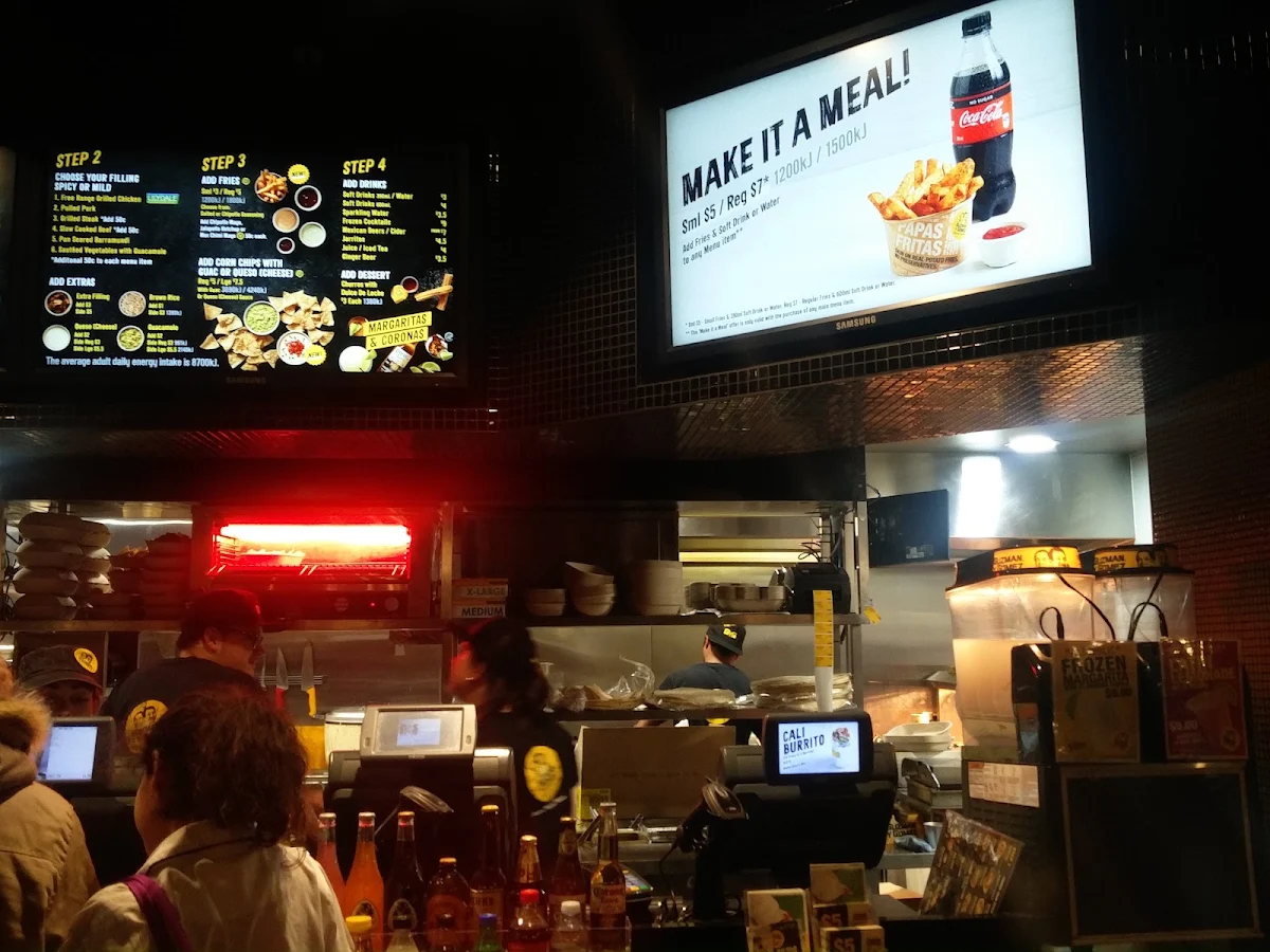 Menu, Guzman y Gomez - Crows Nest
