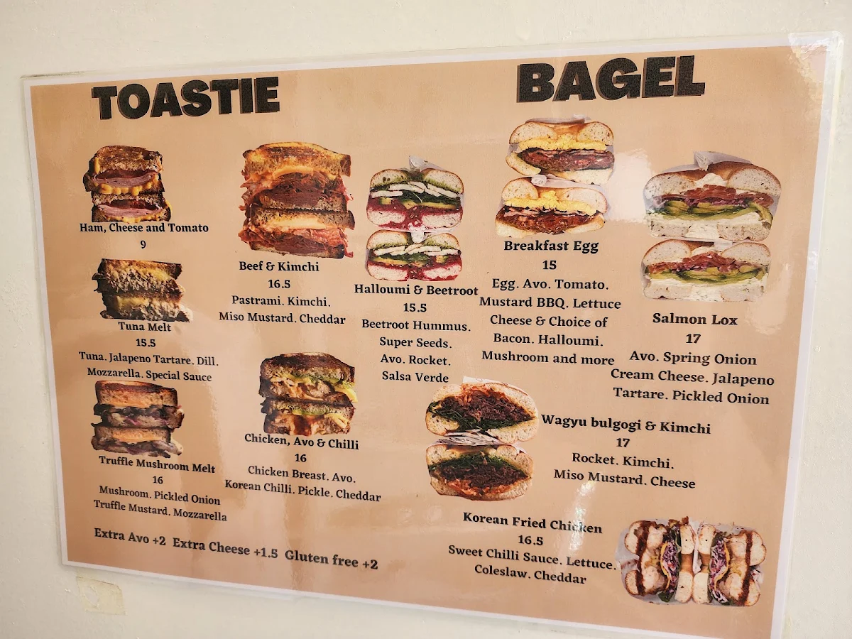 Menu, Brown Deli