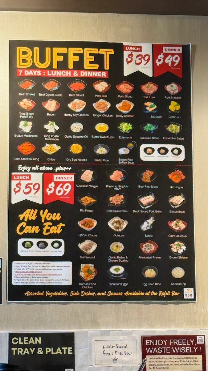 Menu, Meats and Greet BBQ Kiama