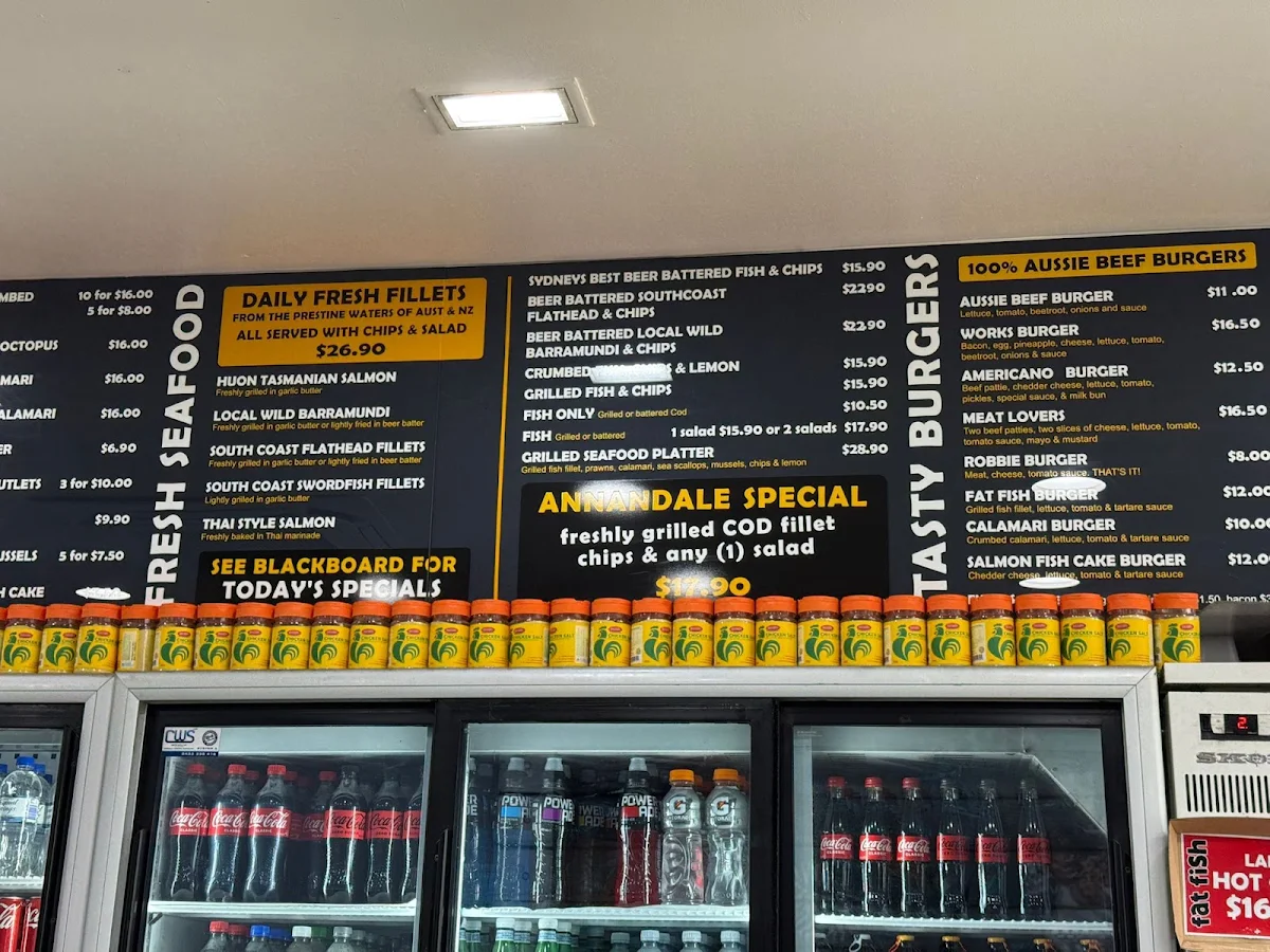 Menu, Fat Fish
