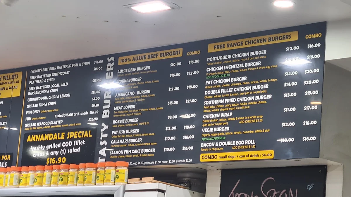Menu, Fat Fish