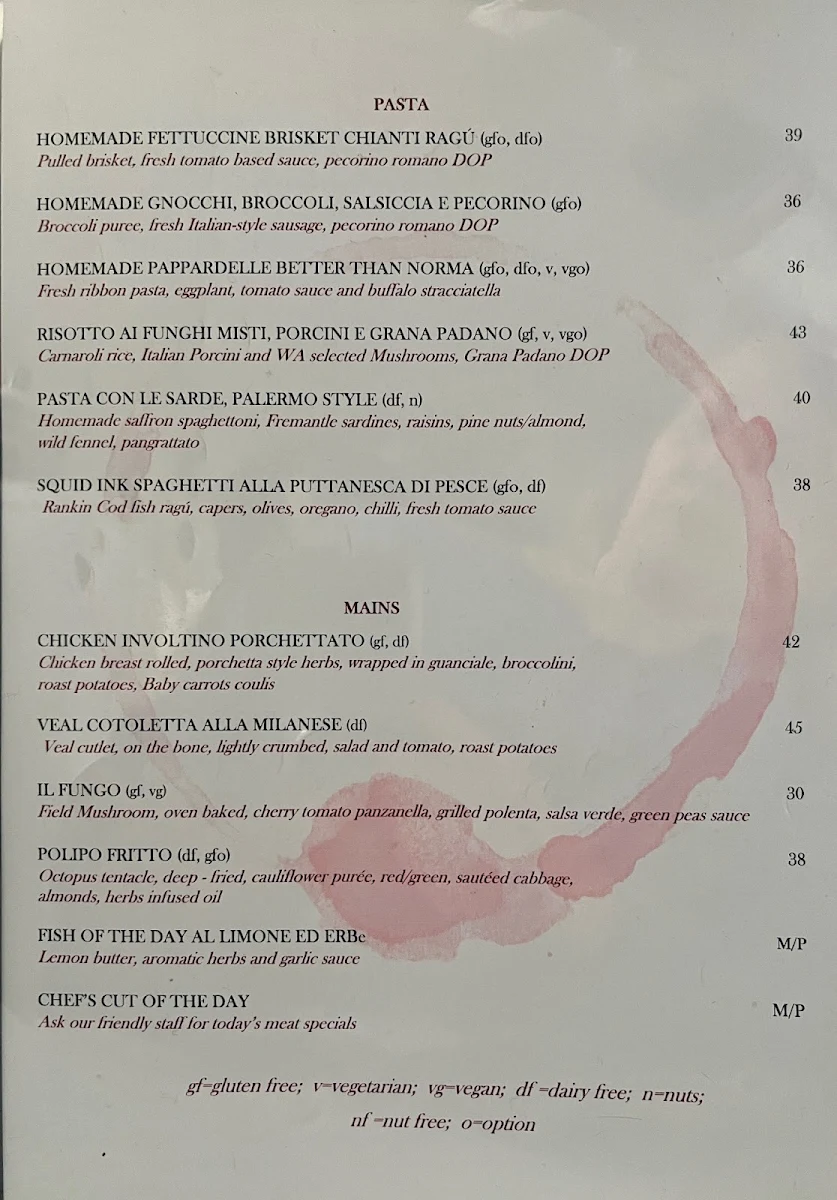 Menu photo 1