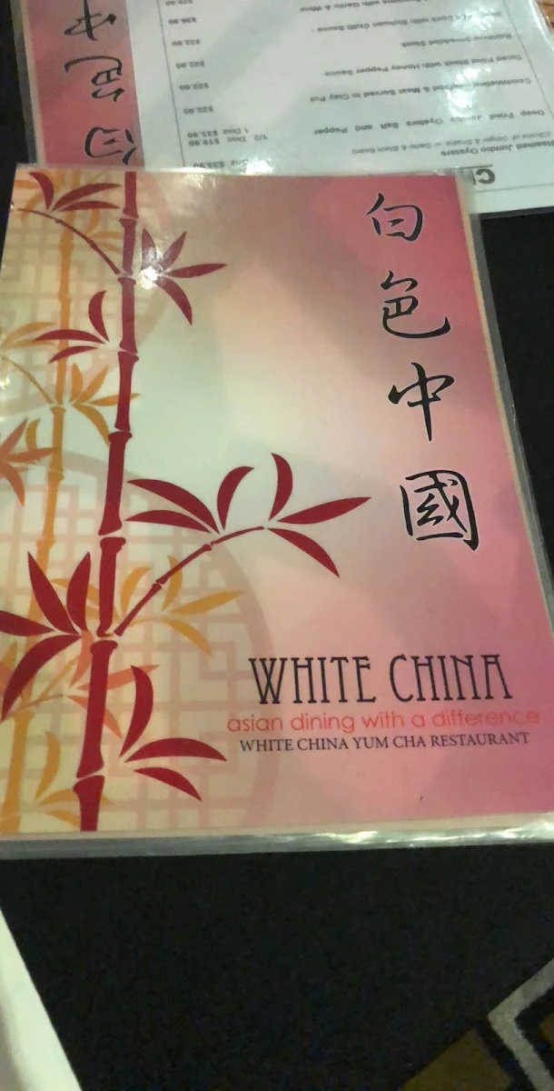 Menu, White China