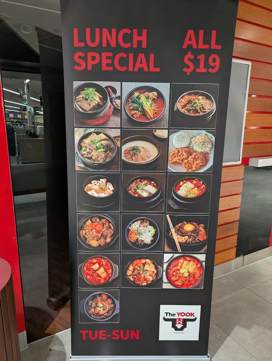 Menu, The YOOK Baulkham Hills