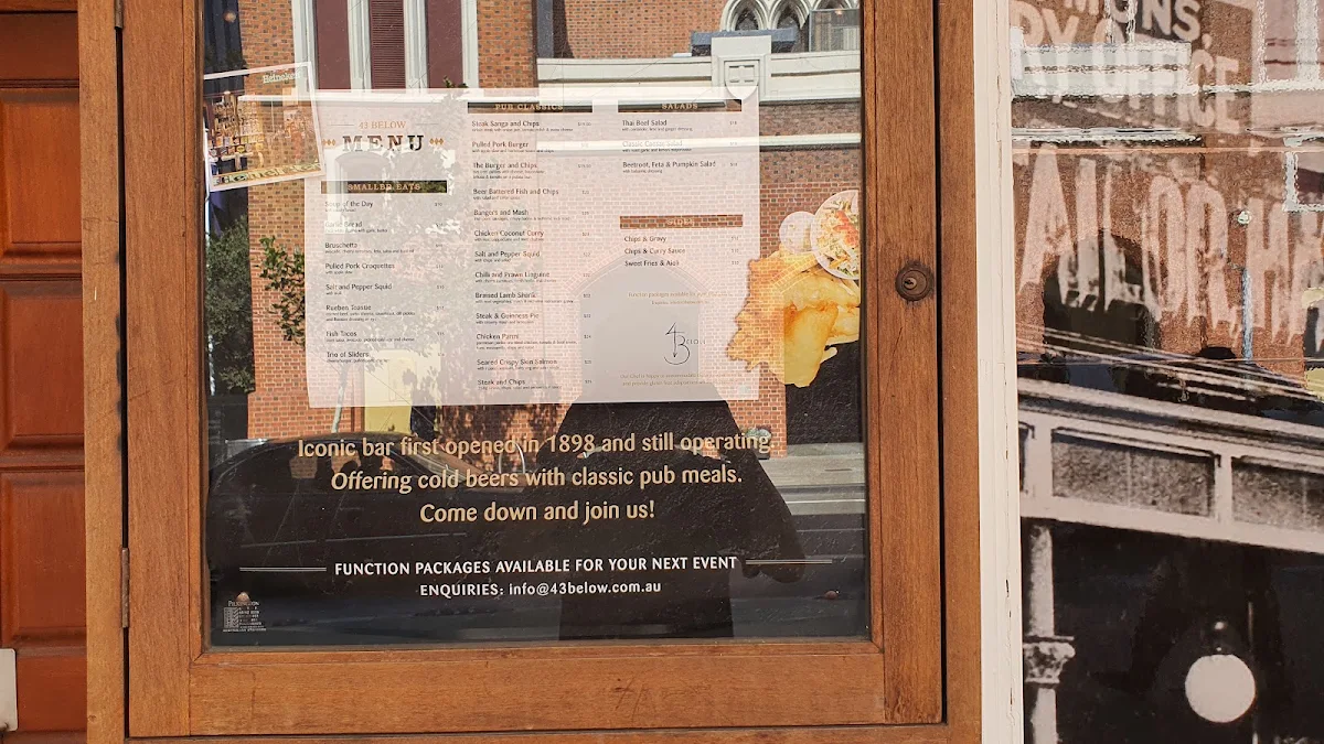Menu, McDonald's Hay Street East