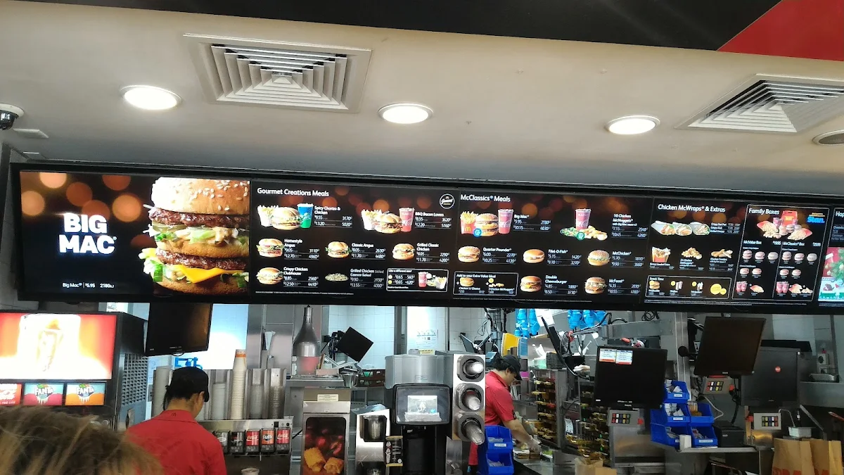 Menu, McDonald's Hay Street East