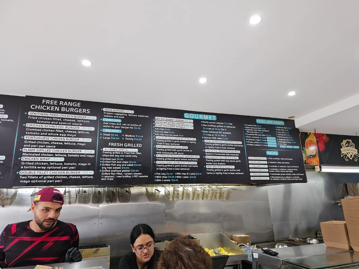 Menu, Chubby Fish
