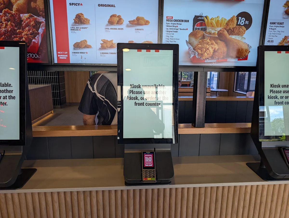 Menu, KFC Biloela