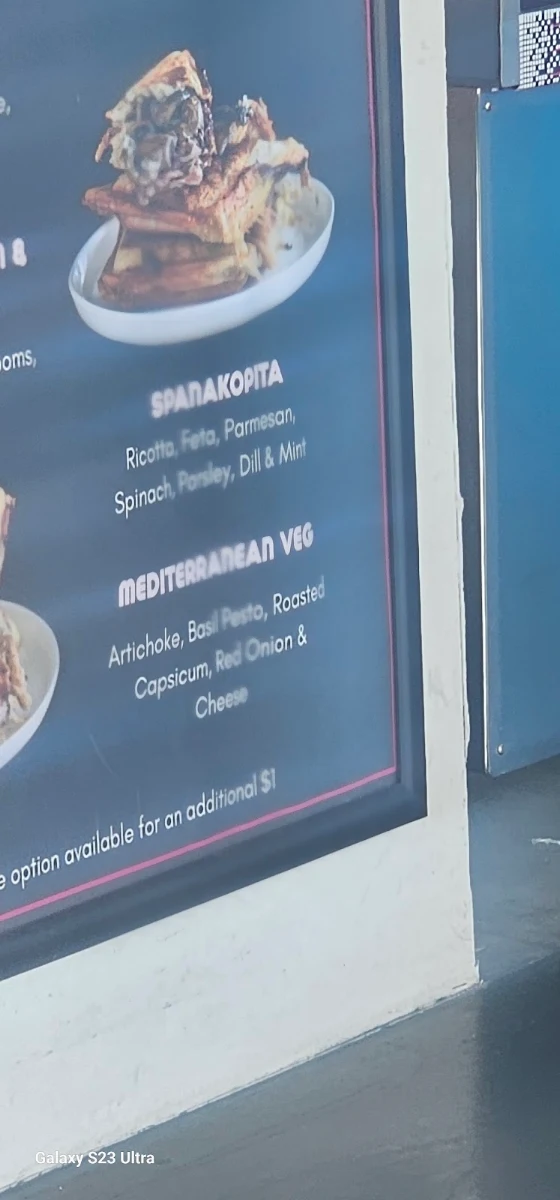 Menu, Lickt Ashburton