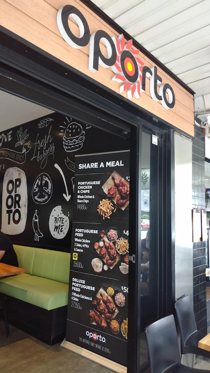 Menu, Oporto Brighton Le Sands