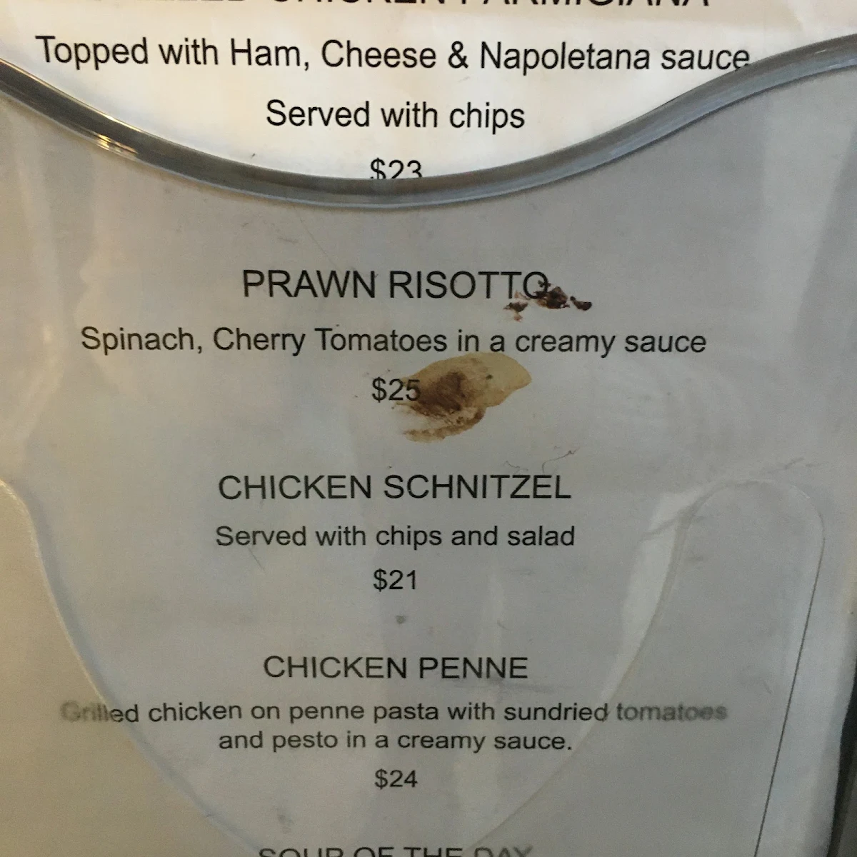 Menu, Xpress Mezze Cafe