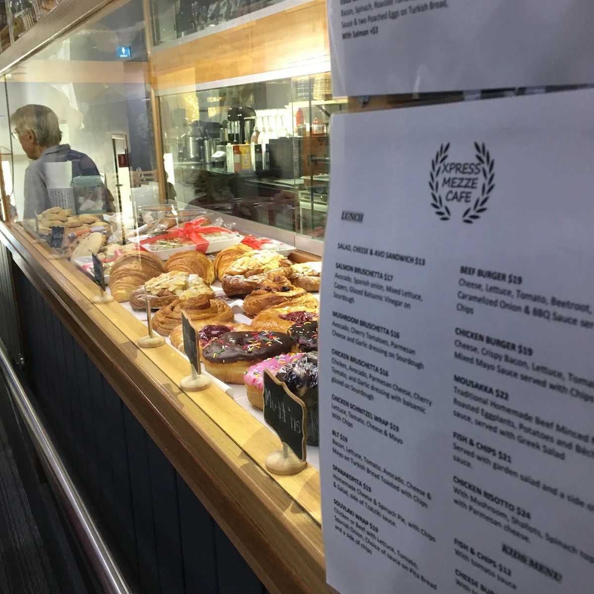 Menu, Xpress Mezze Cafe