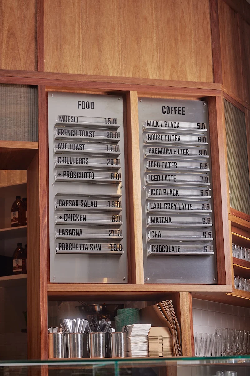 Menu, Spyglass Coffee