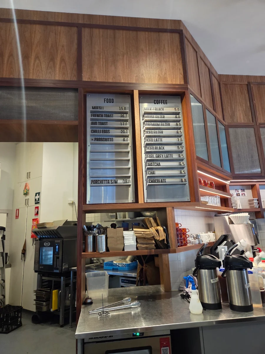Menu, Spyglass Coffee