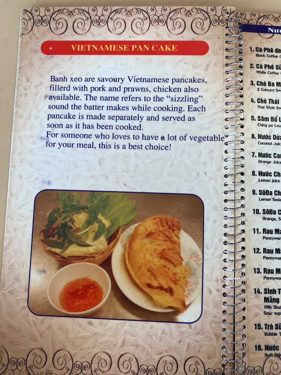 Menu, Hu Tieu Thanh Liem
