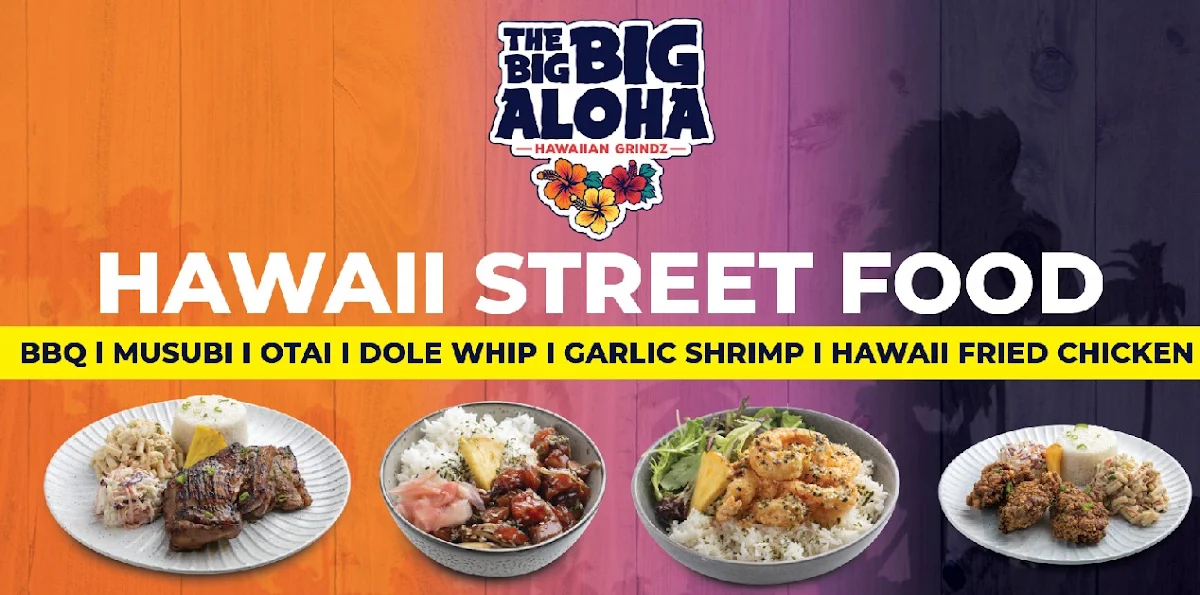 Menu, The Big Big Aloha Food Truck