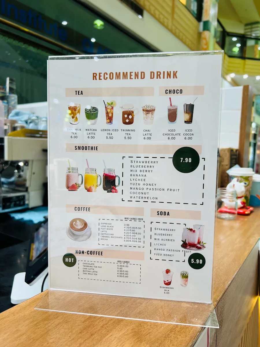 Menu, Kanom
