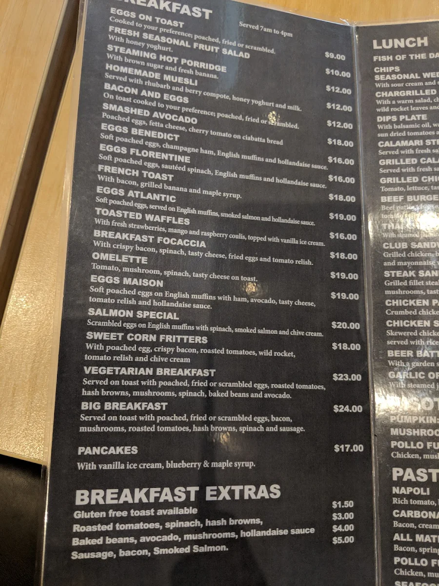 Menu, Lil Kitch