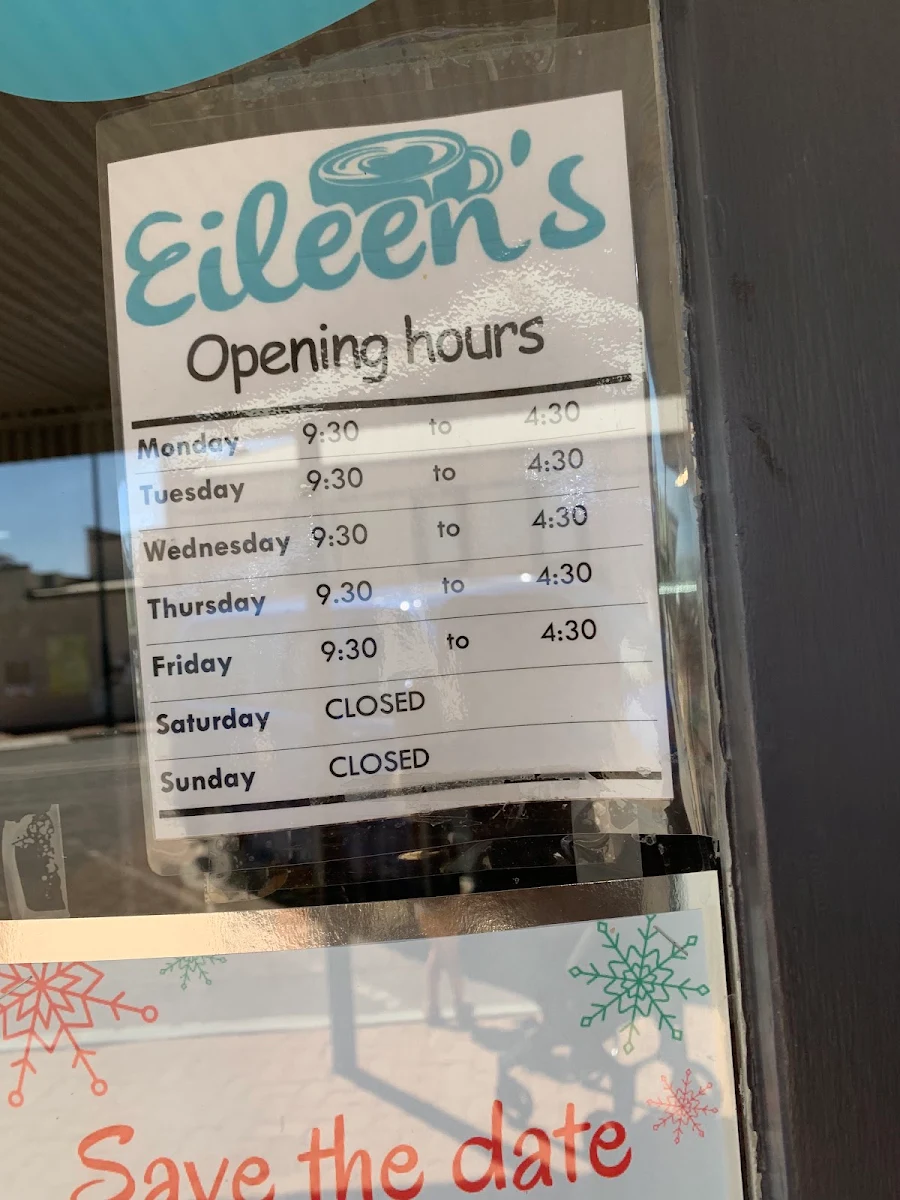 Menu, Eileen's