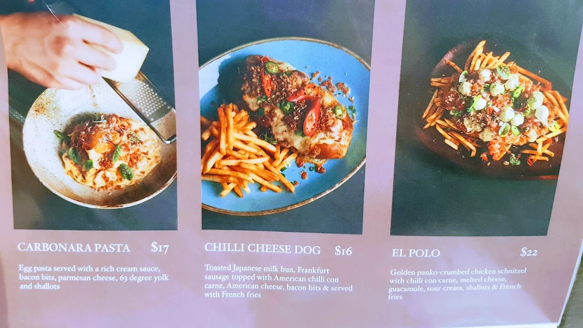 Menu, Valet