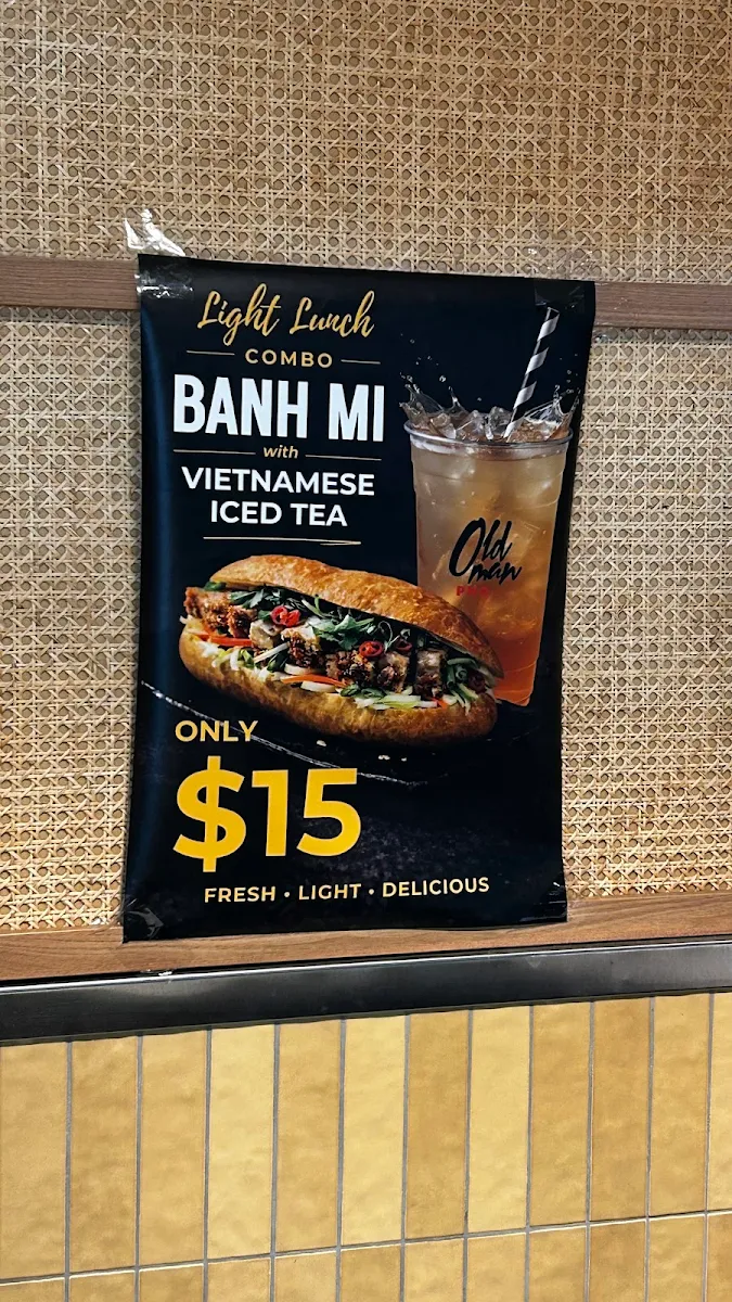 Menu, Old man pho