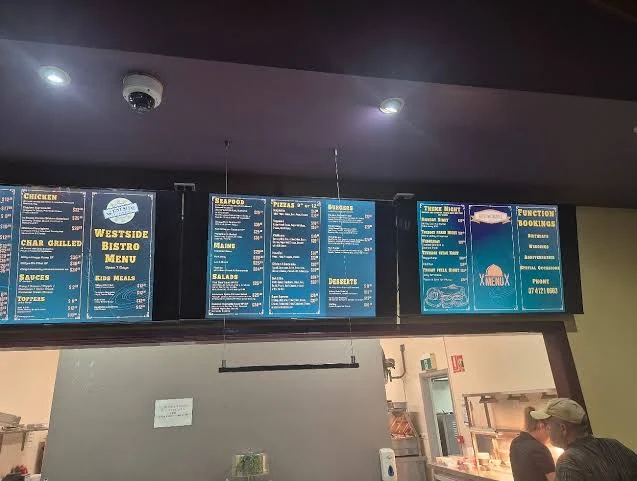 Menu, Westside Village Hotel