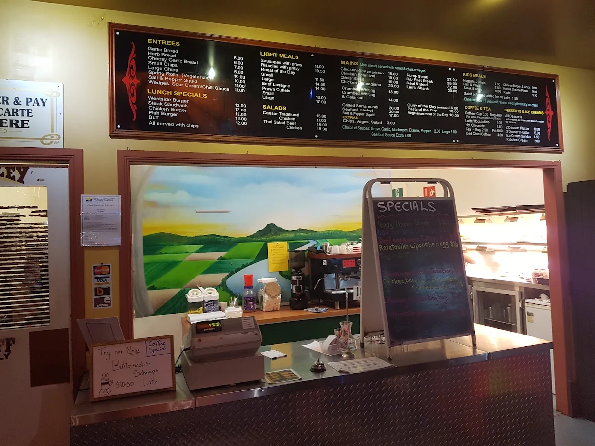 Menu, Westside Village Hotel